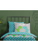 Good Morning Beddengoedset "Dinosaur" mintgroen/wit/groen