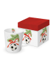 ppd Mok "Football Ornament" wit - 350 ml