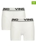 Vingino 2-delige set: boxershorts wit