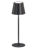 FISCHER & HONSEL Ledtafellamp "Viletto" zwart - (H)36,5 x Ø 11 cm