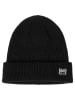 super.natural Beanie "Merino Basic" in Schwarz