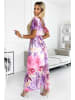 numoco Sukienka w kolorze jasnoróżowo-fioletowym