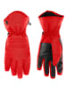 Poivre Blanc Rękawice narciarskie w kolorze czerwono-czarnym