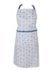 Clayre & Eef Schürze in Blau - (L)85 x (B)70 cm