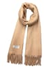 INKA BRAND Linnen sjaal beige - (L)196 x (B)72 cm