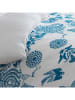 CXL by Christian Lacroix 2-delige set: satijnen beddengoedset wit/lichtblauw