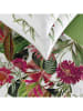 CXL by Christian Lacroix 4tlg. Set: Satin-Bettlaken und Kissenbezüge in Grün/ Bunt