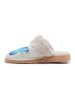 Goby Pantoffels beige/blauw