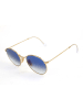 Ray Ban Herren-Sonnenbrille in Gold/ Blau