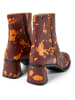 Camper Leder-Stiefeletten in Bunt