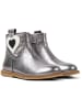 Camper Leder-Boots in Silber