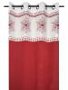 STOF France Zasłona "Genevois" w kolorze czerwono-białym - 260 x 145 cm