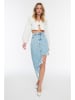 trendyol Jeansrock in Hellblau