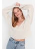 trendyol Sweter w kolorze kremowym