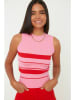 trendyol Top in Pink/ Rot