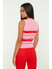 trendyol Top w kolorze różowo-czerwonym