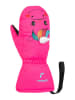 Reusch Rękawiczki narciarskie "Sweety Mitten" w kolorze różowo-czarnym