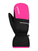 Reusch Rękawiczki narciarskie "Alan Junior Mitten" w kolorze różowo-czarnym