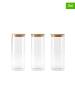 KALORIK 3-delige set: voorraadcontainers naturel