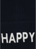 Zwillingsherz Wełniana czapka "Happy" w kolorze granatowym