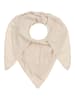 Zwillingsherz Dreieckstuch "Uni" in Beige - (L)200 x (B)100 cm