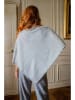 Maison Héritage Cashmere Kasjmieren poncho lichtgrijs