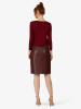 APART Sweter w kolorze bordowym