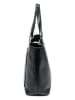 PRADA Leren schoudertas zwart - (B)38 x (H)31 x (D)14 cm