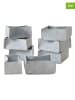 Lifeney 8er-Set: Schubladenorganizer in Hellgrau - (B) 54 x (T) 90