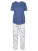 Rösch Pyjama meerkleurig/donkerblauw