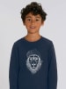 WOOOP Sweatshirt "Cool Lion" donkerblauw