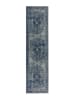 Flair Rugs Kurzflor-Läufer "Antique" in Blau