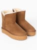 ISLAND BOOT Botki zimowe "Chloe" w kolorze jasnobrązowym