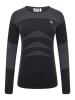 Dare 2b Functionele longsleeve "In The Zone II" zwart/grijs