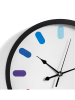 Tomasucci Wandklok "Rainbow" wit- Ø 30 cm