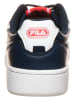 Fila Leren sneakers donkerblauw/wit