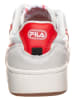 Fila Leder-Sneakers in Weiß/ Rot