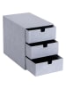 BigsoBox Ladebox "Ingid" lichtgrijs - (B)16 x (H)20,5 x (D)25 cm