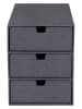 BigsoBox Ladebox "Ingid" zwart - (B)16 x (H)20,5 x (D)25 cm