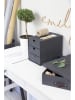 BigsoBox Ladebox "Ingid" zwart - (B)16 x (H)20,5 x (D)25 cm