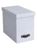 BigsoBox Pudełko "Johan" w kolorze jasnoszarym na teczki - A4