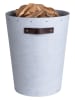 BigsoBox Papiermand "Aries" lichtgrijs - (H)35 cm