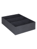 BigsoBox Organizer "Vidar" w kolorze czarnym do szuflady - 40 x 11 x 30 cm