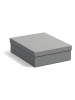 BigsoBox 5er-Set: Aufbewahrungsboxen "Cindy" in Grau