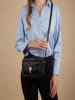 COCCINELLE Leder-Umhängetasche in Schwarz - (B)21 x (H)15 x (T)7 cm