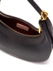 COCCINELLE Leder-Schultertasche in Schwarz - (B)23,5 x (H)12,5 x (T)5,5 cm