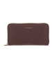 COCCINELLE Leder-Geldbörse in Braun - (B)18 x (H)10 cm