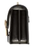 Pinko Skórzana torebka w kolorze czarnym - 21 x 14 x 6 cm