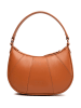 Pinko Skórzana torebka w kolorze jasnobrązowym - 38 x 25 x 7 cm