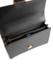 Pinko Leren schoudertas zwart - (B)27 x (H)16 x (D)7 cm